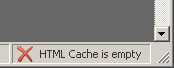 HTML Cache is empty